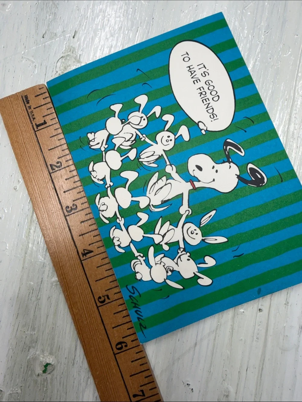 Vintage 1974 Peanuts Snoopy & Bunny Friends Hallmark Postcards - Lot of 12